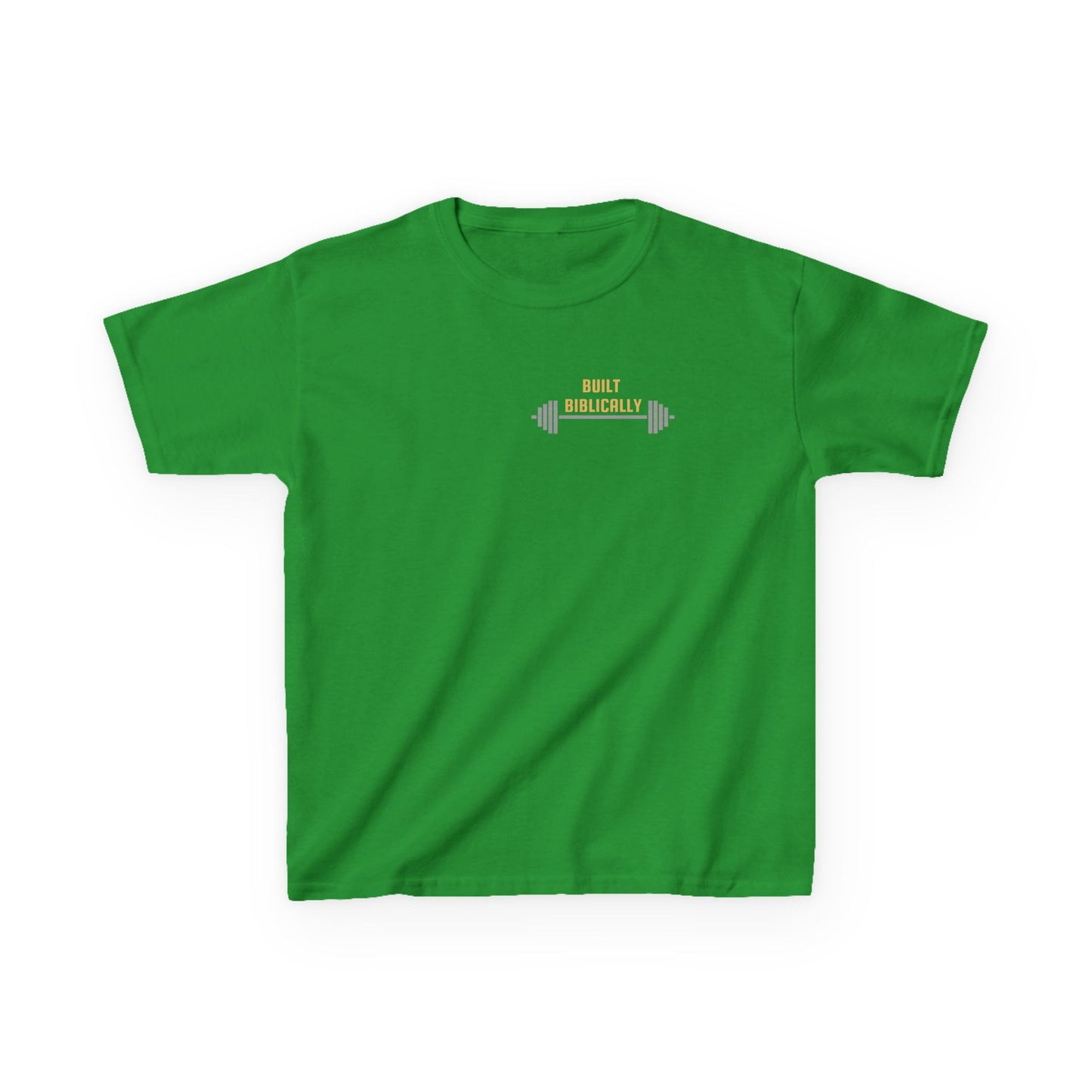 Kids Heavy Cotton Tee - Built Biblically & Enduring Faith Design