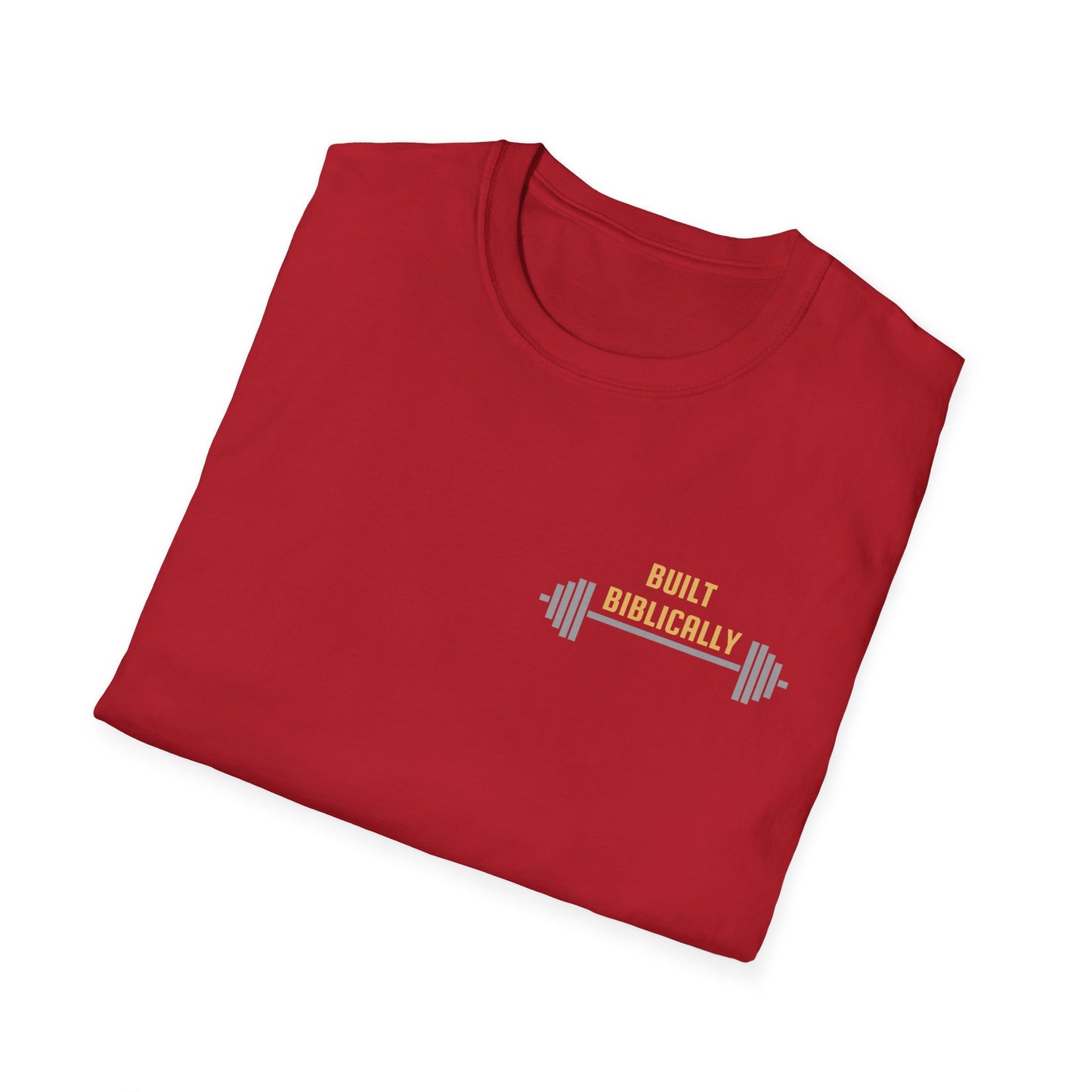 Unisex Softstyle T-Shirt - Powered by Christ, Philippians 4:13