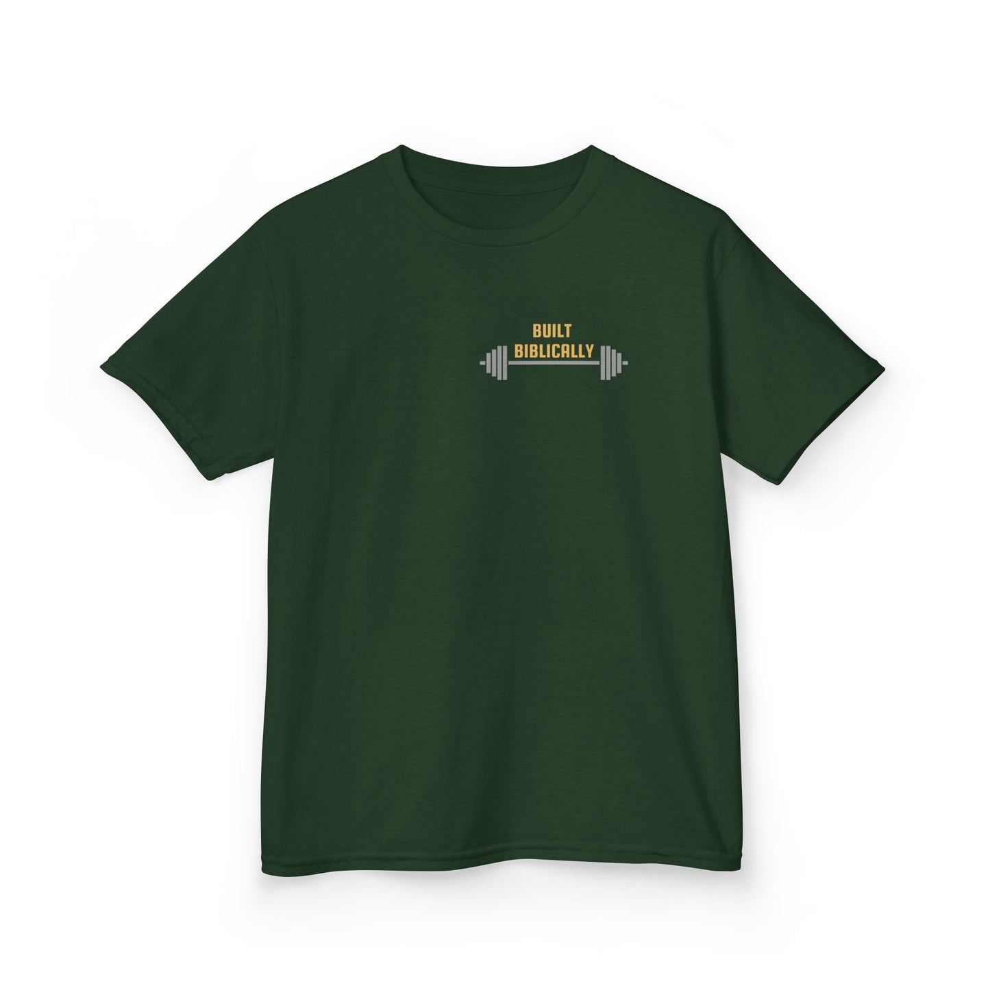 Kids Heavy Cotton Tee - Built Biblically & Enduring Faith Design