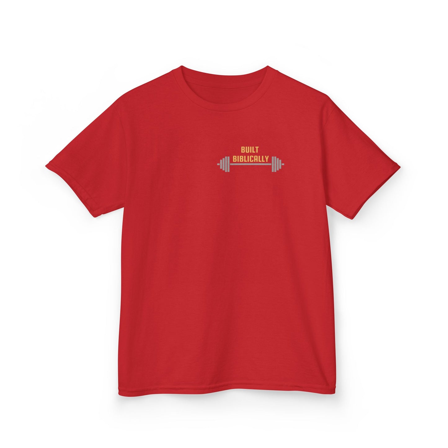 Kids Heavy Cotton Tee - Built Biblically & Enduring Faith Design
