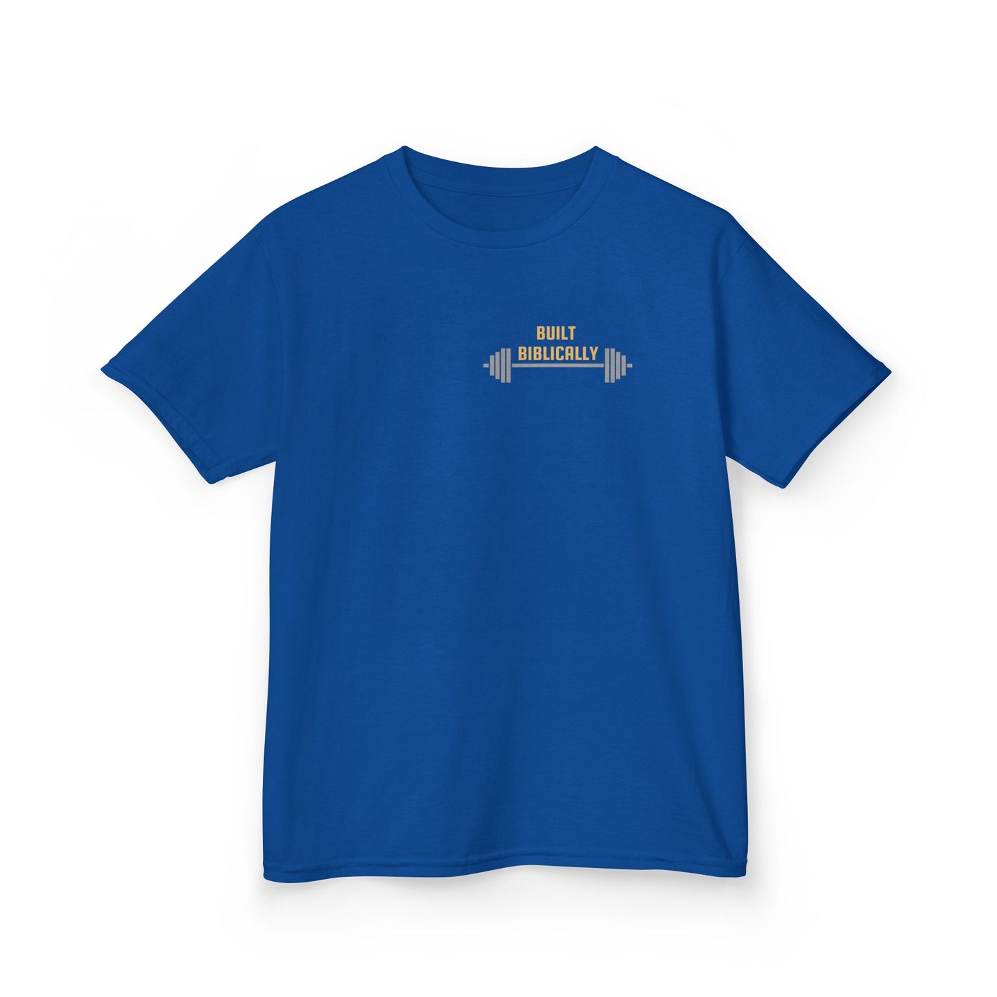 Kids Heavy Cotton Tee - Built Biblically & Enduring Faith Design