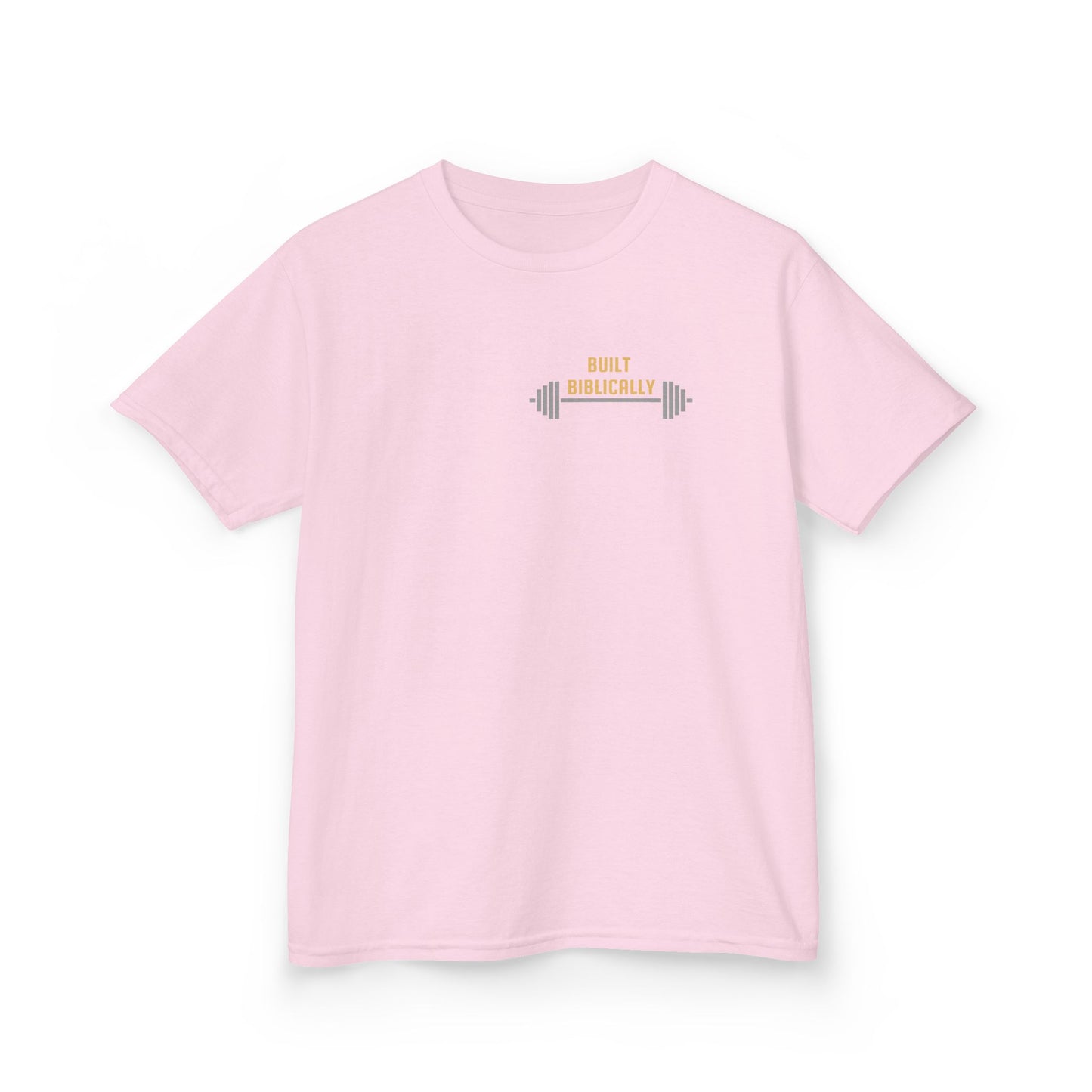 Kids Heavy Cotton Tee - Built Biblically & Enduring Faith Design