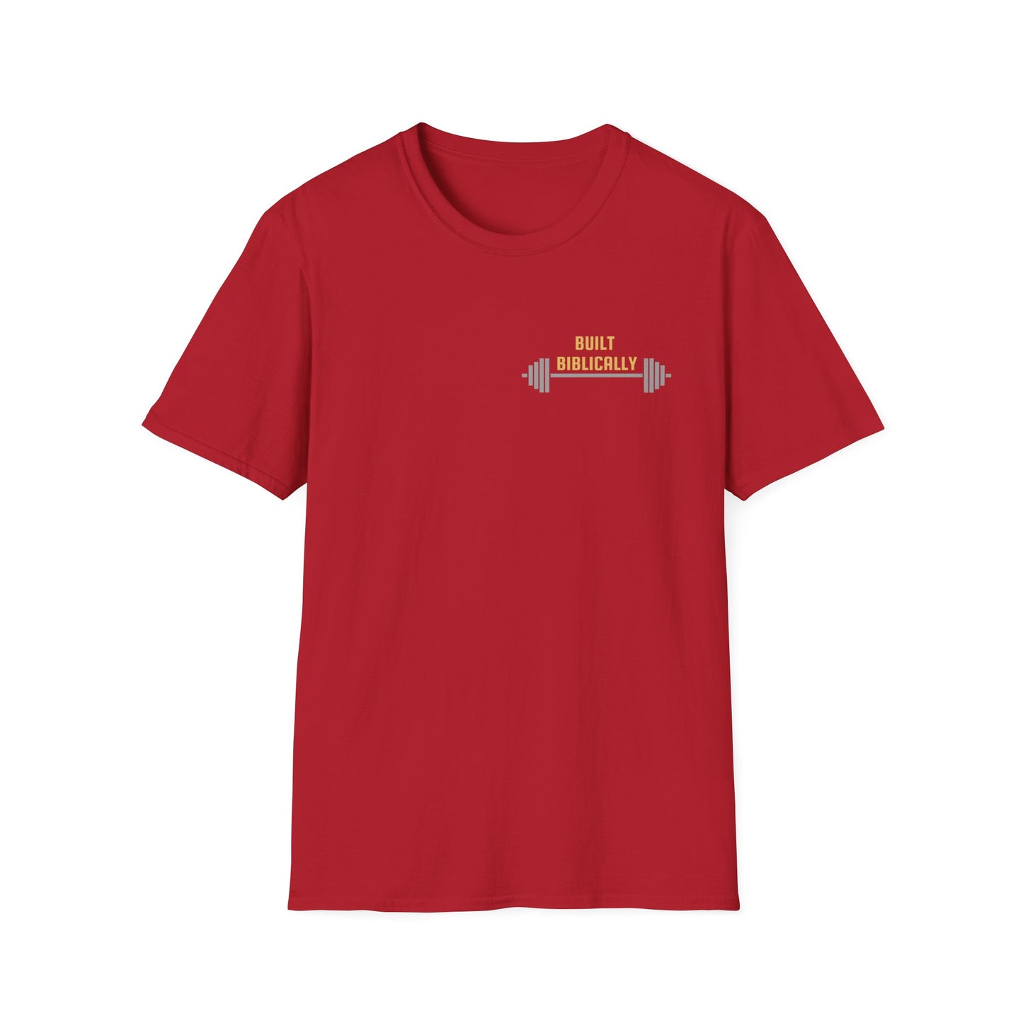 Unisex Softstyle T-Shirt - Powered by Christ, Philippians 4:13