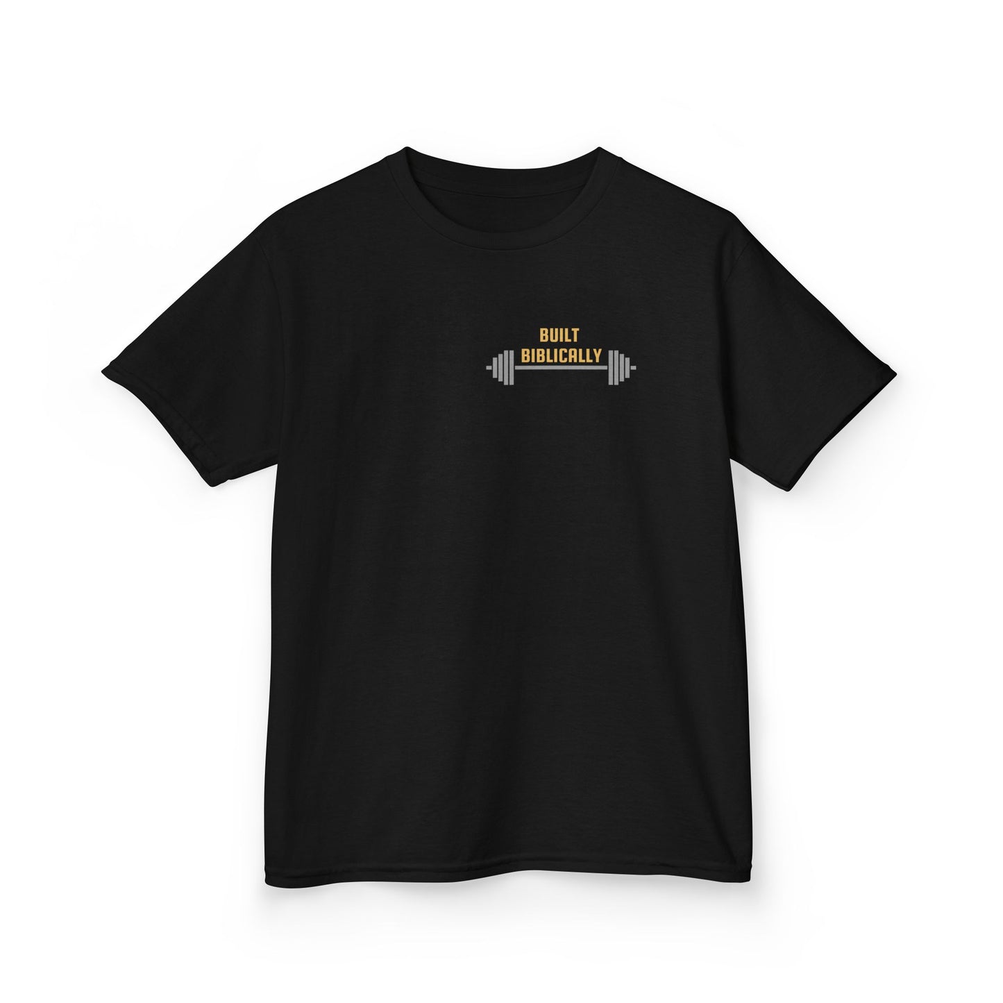 Kids Heavy Cotton Tee - Built Biblically & Enduring Faith Design