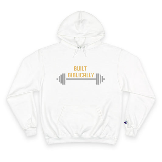 Motivational Fitness Hoodie - 'Built Biblically' Design