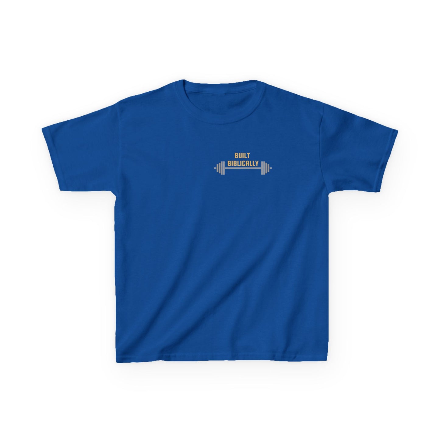 Kids Heavy Cotton Tee - Built Biblically & Enduring Faith Design