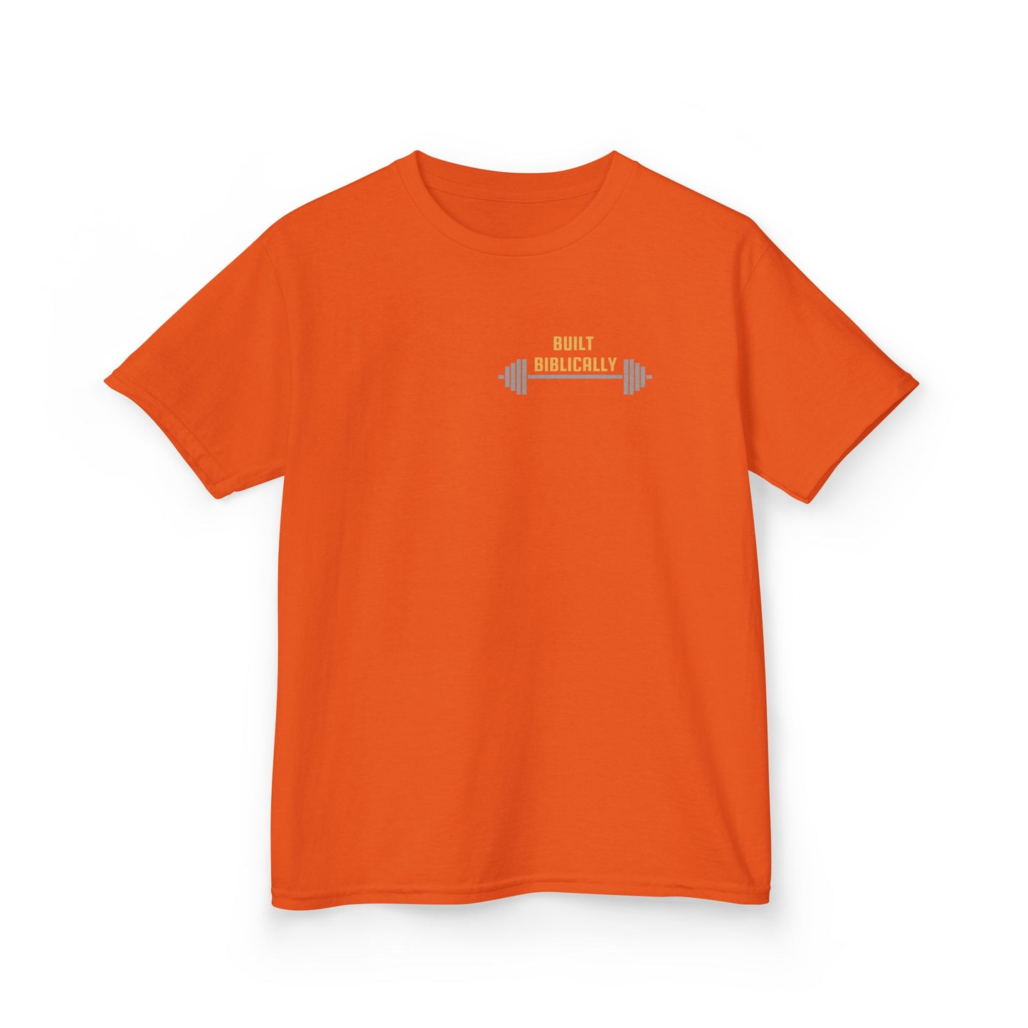 Kids Heavy Cotton Tee - Built Biblically & Enduring Faith Design