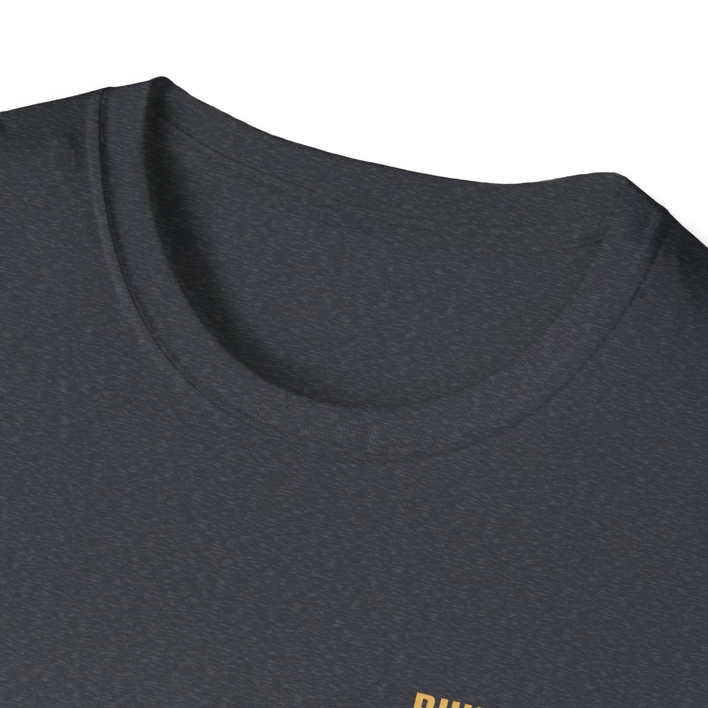 Unisex Softstyle T-Shirt - Powered by Christ, Philippians 4:13 White Text