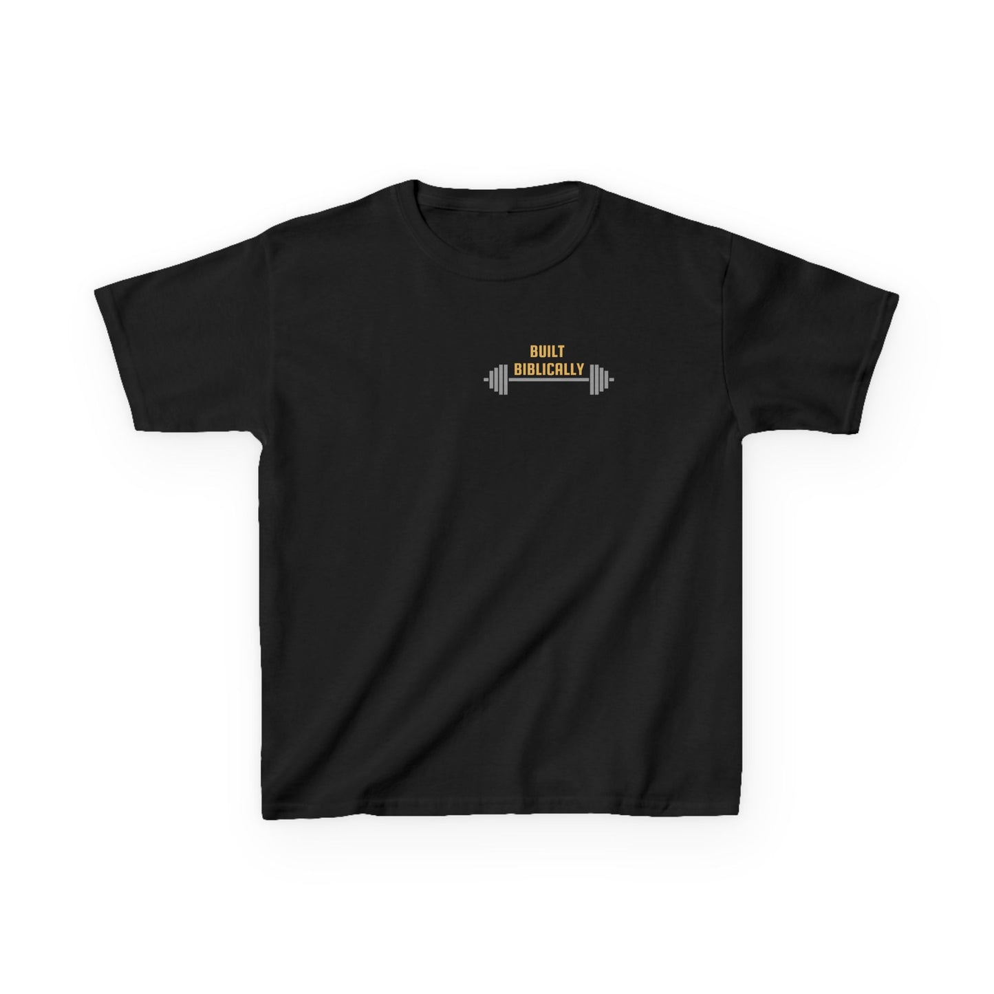 Kids Heavy Cotton Tee - Built Biblically & Enduring Faith Design