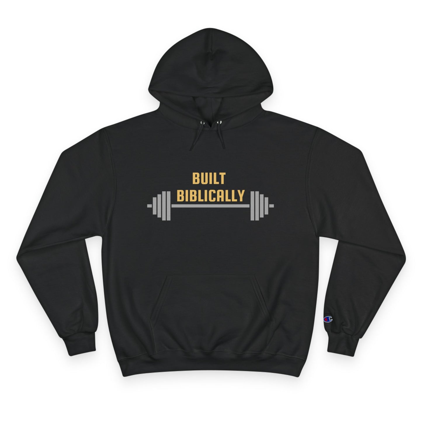 Motivational Fitness Hoodie - 'Built Biblically' Design