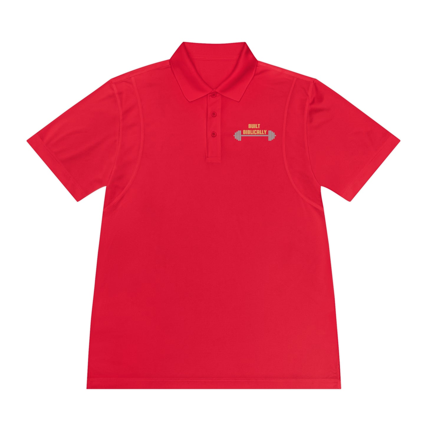 Men's Sport Polo Shirt - Built Biblically Design