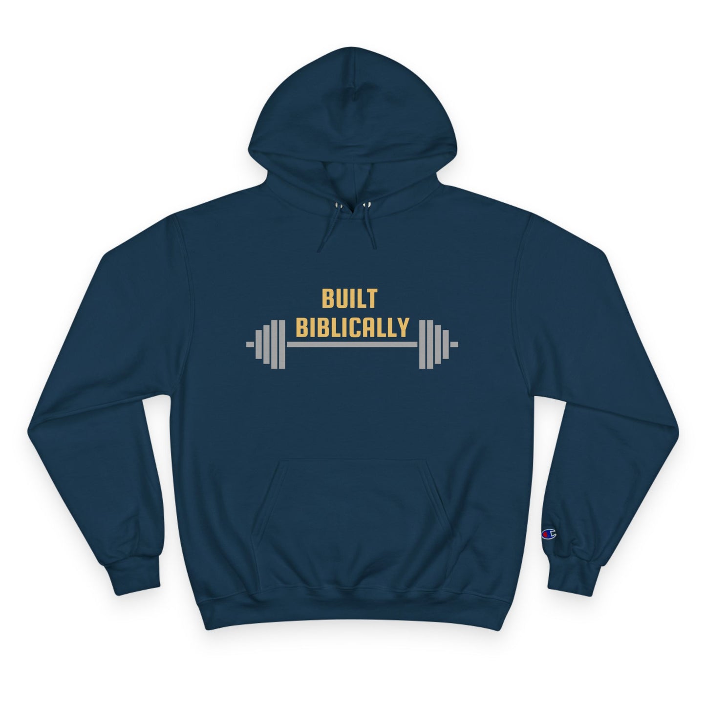 Motivational Fitness Hoodie - 'Built Biblically' Design