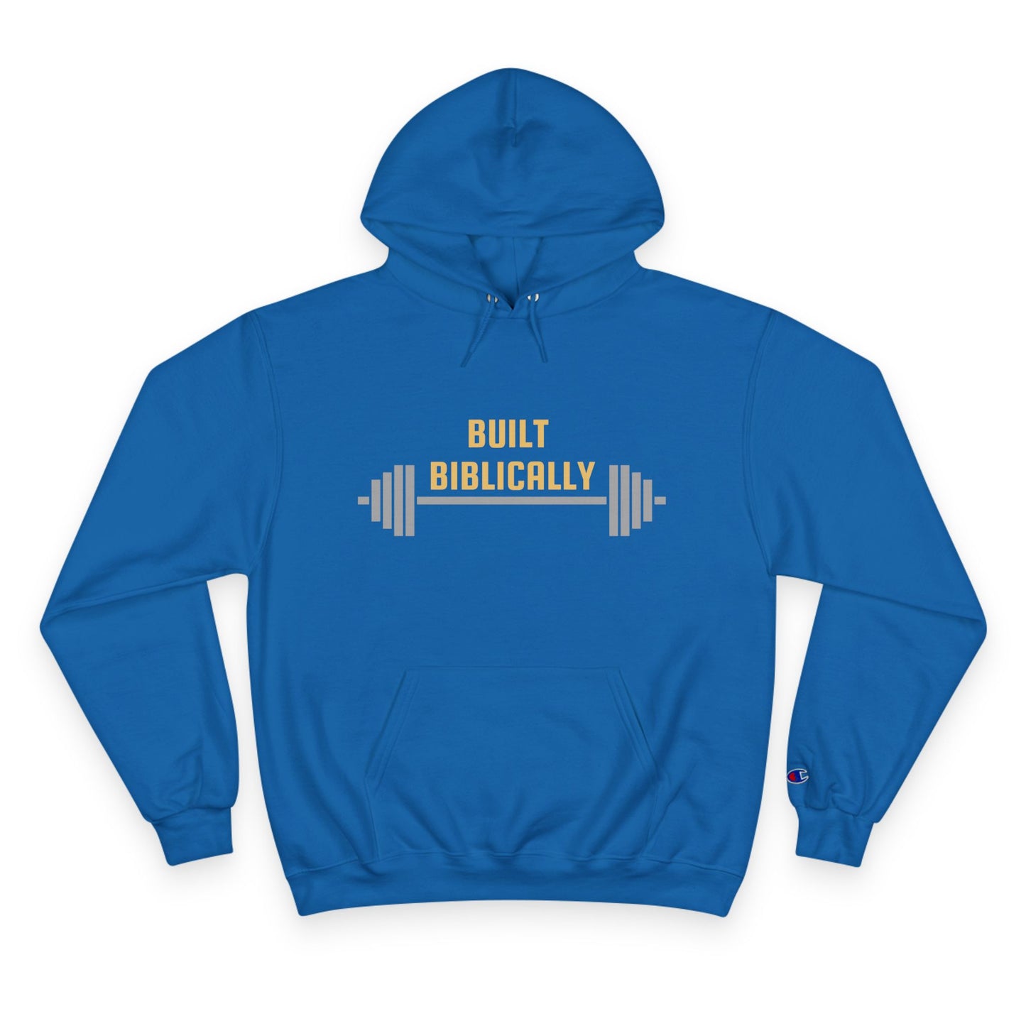 Motivational Fitness Hoodie - 'Built Biblically' Design
