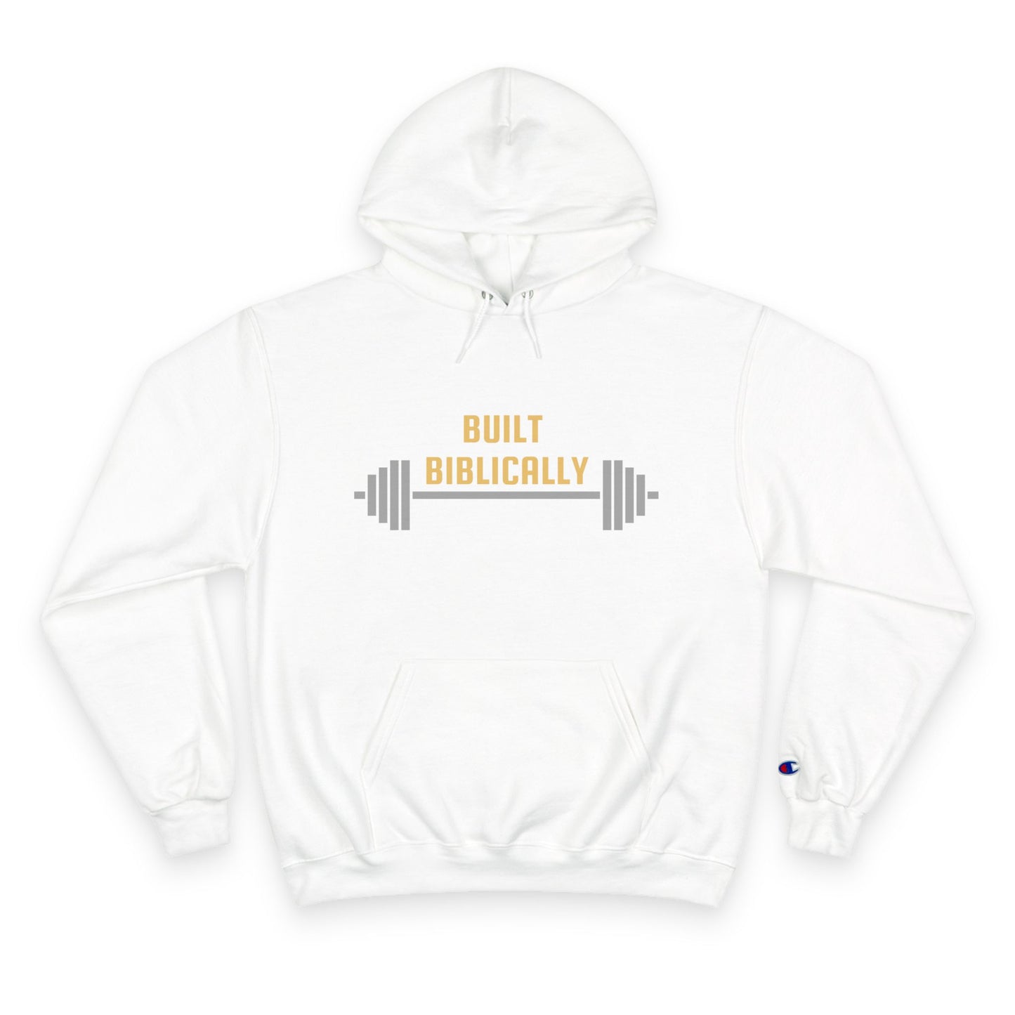 Motivational Fitness Hoodie - 'Built Biblically' Design