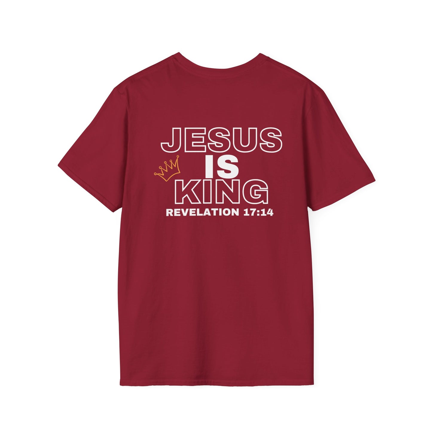 Unisex Softstyle T-Shirt - Built Biblically / Jesus is King