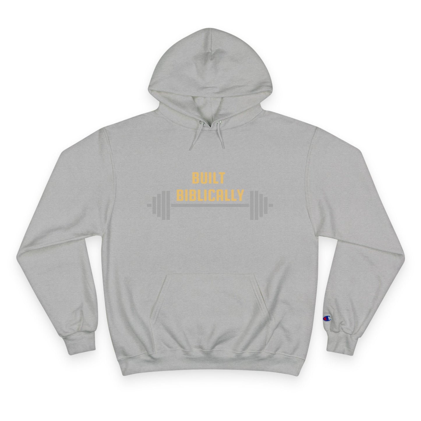 Motivational Fitness Hoodie - 'Built Biblically' Design