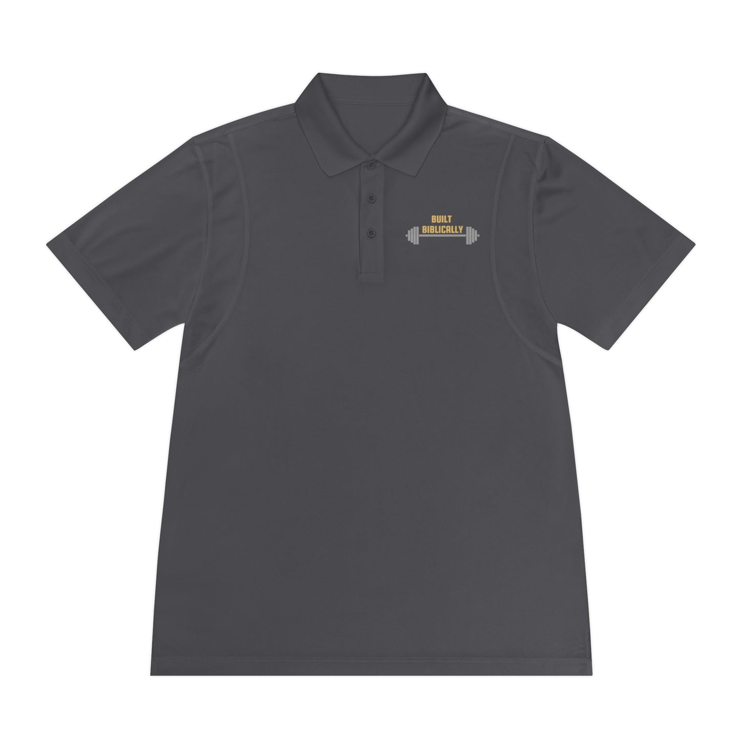 Men's Sport Polo Shirt - Built Biblically Design
