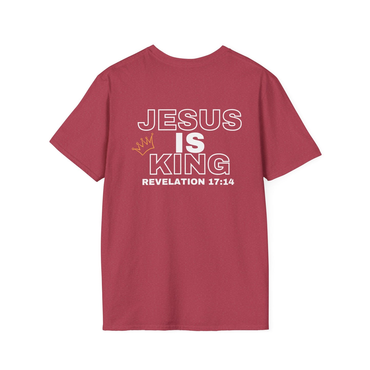 Unisex Softstyle T-Shirt - Built Biblically / Jesus is King